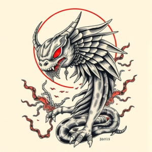 Neo-Japanese Ufo Tattoo