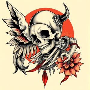 Neo-Japanese Voodoo Tattoo