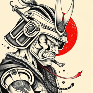 Neo-Japanese Warrior Tattoo