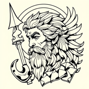 Neo-Traditional Apollo Tattoo