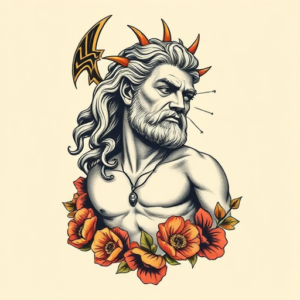 Neo-Traditional Apollo Tattoo