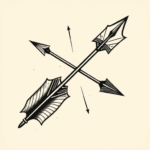 Neo-Traditional Arrow Tattoo