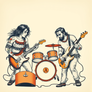 Neo-Traditional Band Tattoo