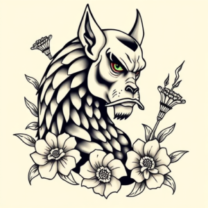 Neo-Traditional Bmo Tattoo