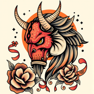 Neo-Traditional Book Tattoo