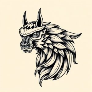 Neo-Traditional Book Tattoo