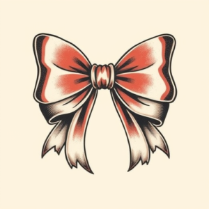 Neo-Traditional Bow Tattoo