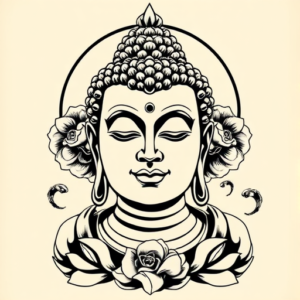 Neo-Traditional Buddha Tattoo