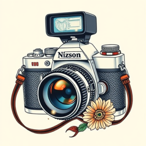 Neo-Traditional Camera Tattoo