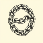 Neo-Traditional Chain Tattoo