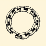 Neo-Traditional Chain Tattoo