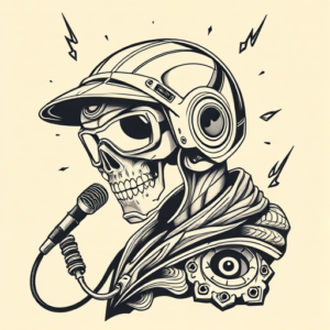 Neo-Traditional Cyber Tattoo