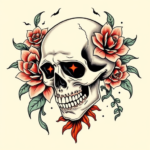 Neo-Traditional Death Tattoo
