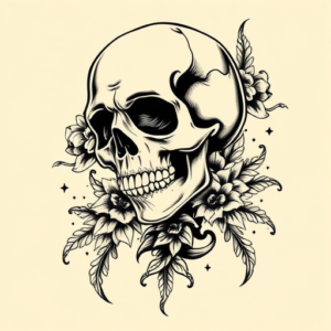 Neo-Traditional Death Tattoo