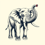 Neo-Traditional Elephant Tattoo