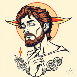 Neo-Traditional Evangelion Tattoo