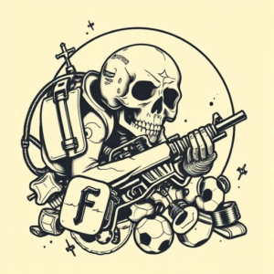 Neo-Traditional Fallout Tattoo