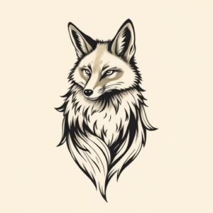 Neo-Traditional Fox Tattoo
