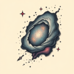 Neo-Traditional Galaxy Tattoo
