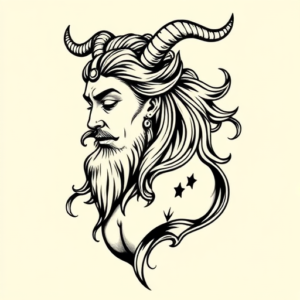 Neo-Traditional Gemini Tattoo