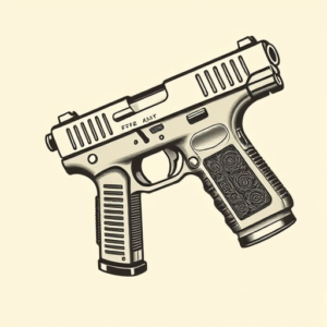 Neo-Traditional Glock Tattoo