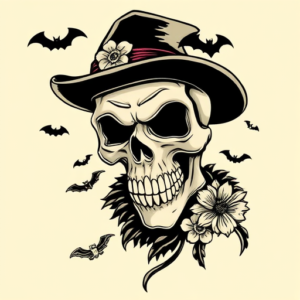 Neo-Traditional Halloween Tattoo