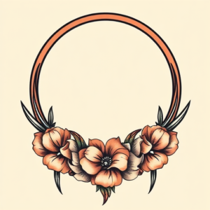 Neo-Traditional Halo Tattoo