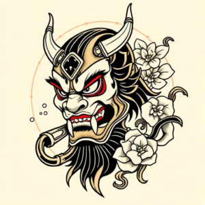 Neo-Traditional Hannya Tattoo