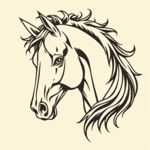 Neo-Traditional Horse Tattoo