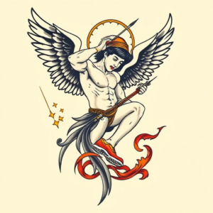 Neo-Traditional Icarus Tattoo
