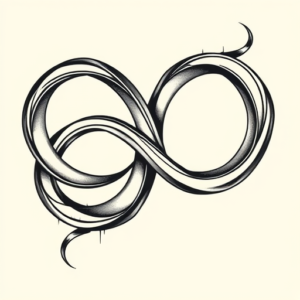 Neo-Traditional Infinity Tattoo