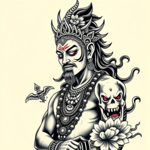 Neo-Traditional Kali Tattoo