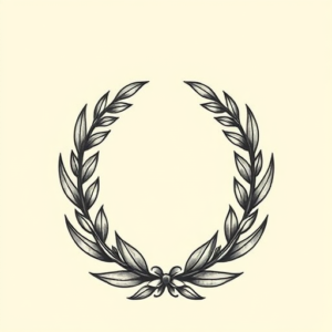 Neo-Traditional Laurel Tattoo