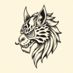 Neo-Traditional Lighter Tattoo