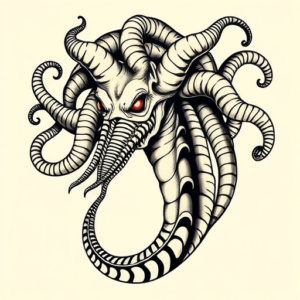 Neo-Traditional Medusa Tattoo