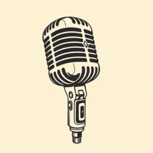 Neo-Traditional Microphone Tattoo