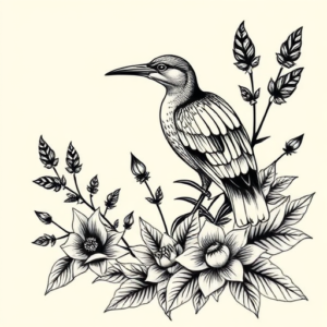 Neo-Traditional Nature Tattoo