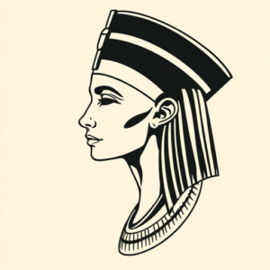 Neo-Traditional Nefertiti Tattoo