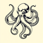 Neo-Traditional Octopus Tattoo