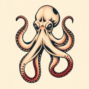 Neo-Traditional Octopus Tattoo