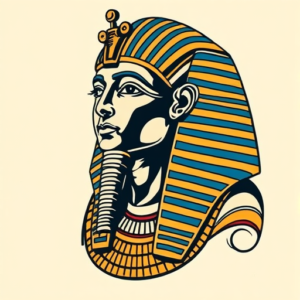 Neo-Traditional Pharaoh Tattoo
