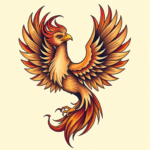 Neo-Traditional Phoenix Tattoo