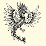 Neo-Traditional Quetzalcoatl Tattoo