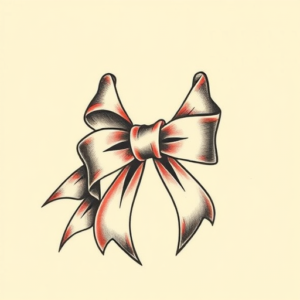 Neo-Traditional Ribbon Tattoo