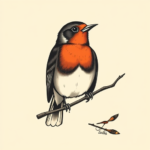 Neo-Traditional Robin Tattoo