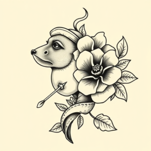 Neo-Traditional Sampaguita Tattoo