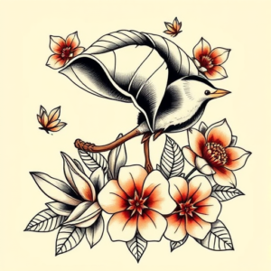 Neo-Traditional Sampaguita Tattoo