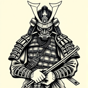 Neo-Traditional Samurai Tattoo