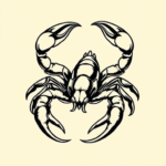 Neo-Traditional Scorpio Tattoo