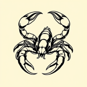 Neo-Traditional Scorpio Tattoo
